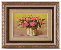 渡辺やすし「12ヶ月の花風水画」7月 バラ