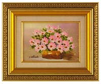 渡辺やすし「12ヶ月の花風水画」11月 クッションマム