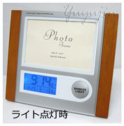 卒業卒園記念フォトフレーム電波時計10