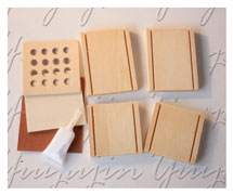 木工文具工作ペン立てスタンド16穴2