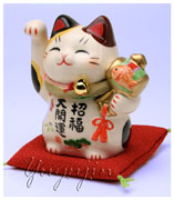 彩絵招福大開運招き猫ネコ雑貨2