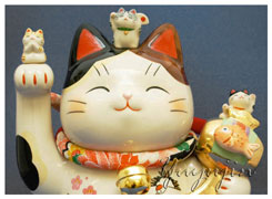 彩絵招福大開運招き猫ネコ雑貨7