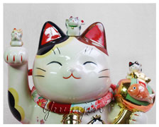 彩絵招福大開運招き猫ネコ雑貨12
