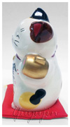 彩絵金運来福招き猫ネコ雑貨4