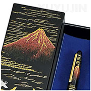 世界遺産富士山グッズ赤富士漆芸ボールペン2